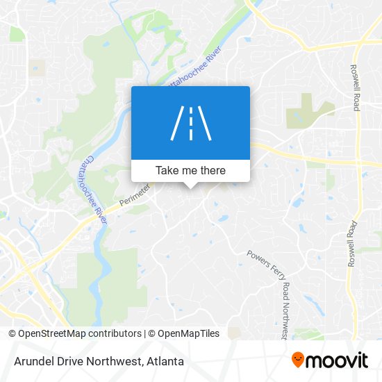 Mapa de Arundel Drive Northwest