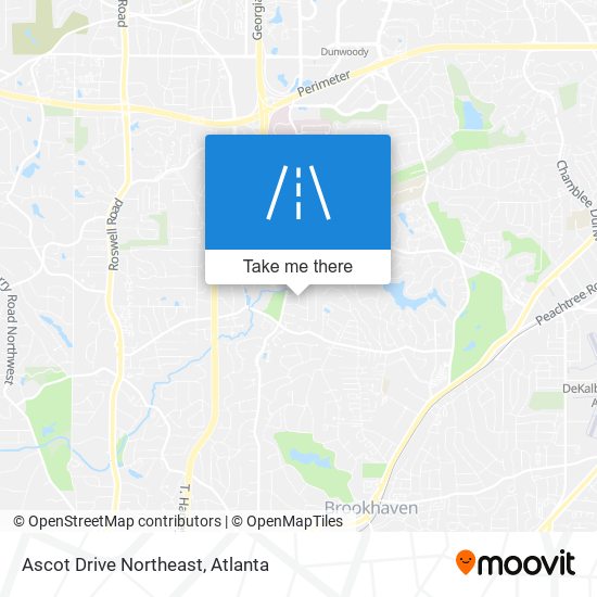 Mapa de Ascot Drive Northeast