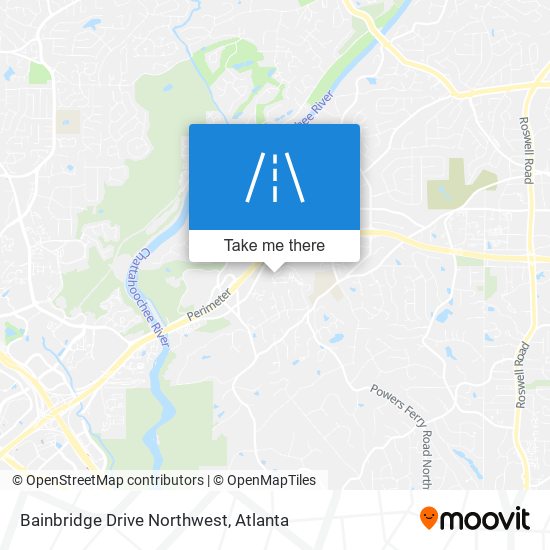 Mapa de Bainbridge Drive Northwest