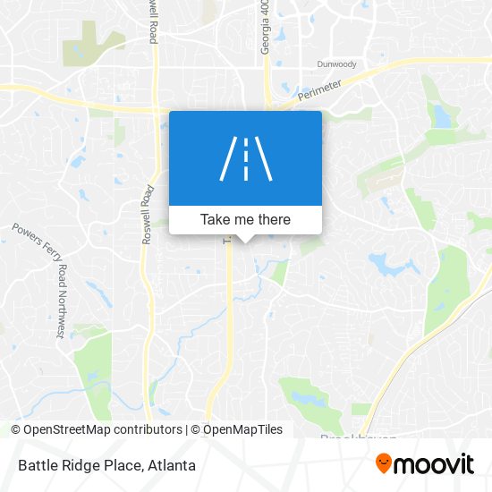 Battle Ridge Place map