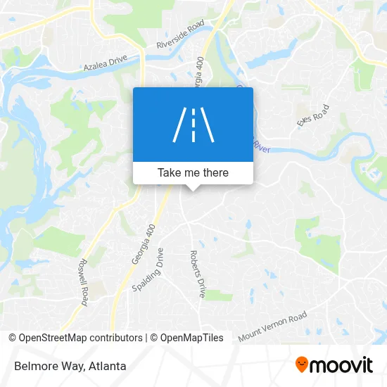 Belmore Way map
