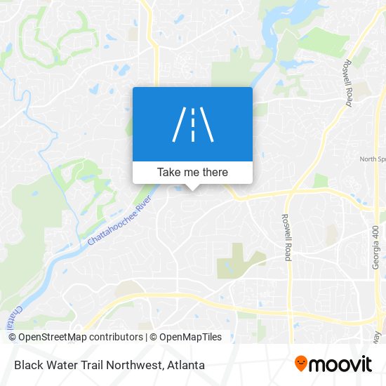 Mapa de Black Water Trail Northwest