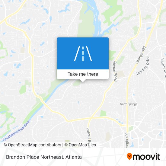 Brandon Place Northeast map