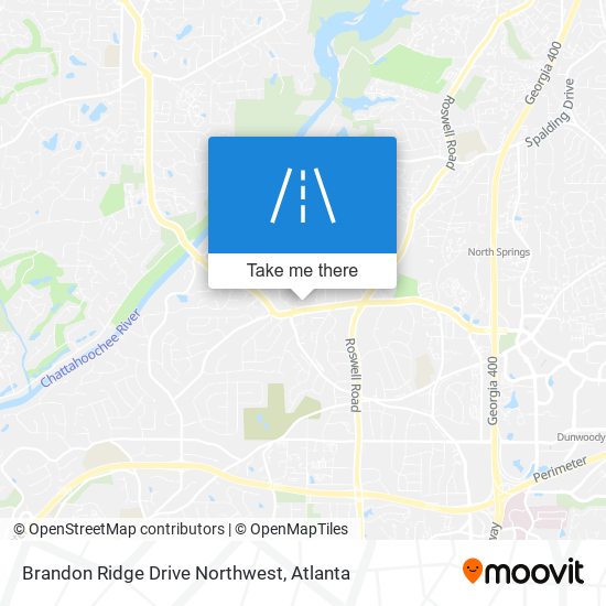 Mapa de Brandon Ridge Drive Northwest