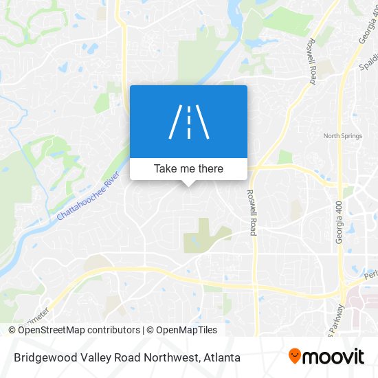 Mapa de Bridgewood Valley Road Northwest