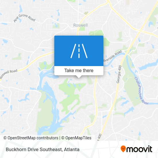 Mapa de Buckhorn Drive Southeast