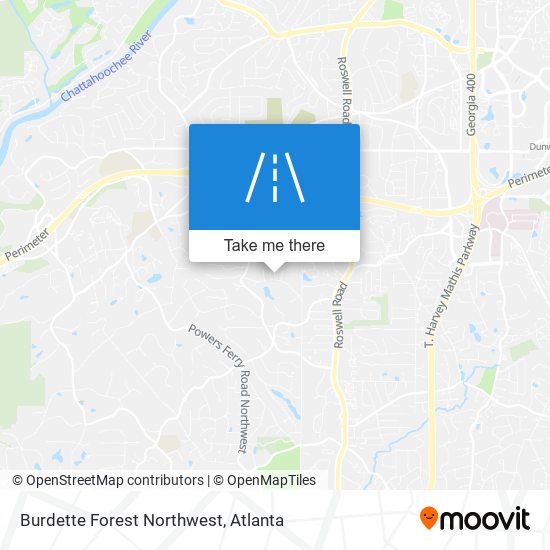 Mapa de Burdette Forest Northwest