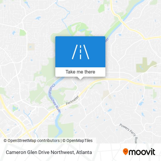 Mapa de Cameron Glen Drive Northwest