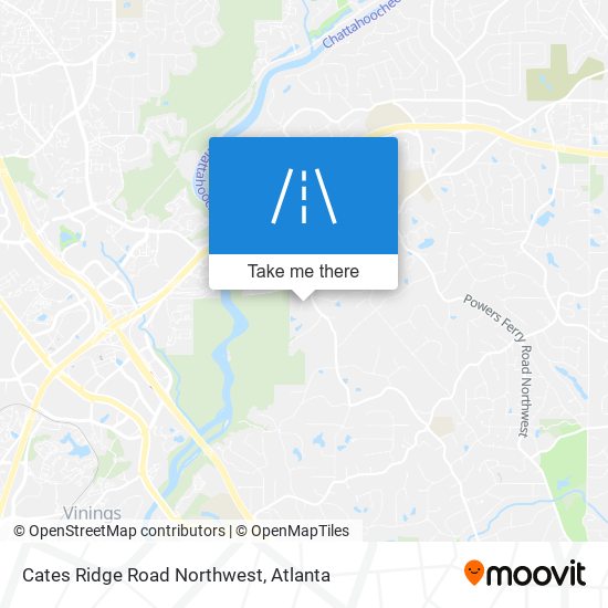 Mapa de Cates Ridge Road Northwest