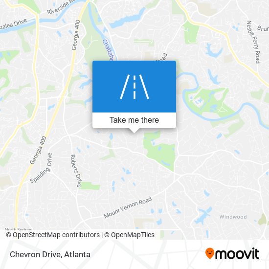 Mapa de Chevron Drive