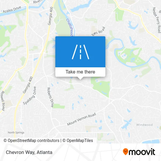 Chevron Way map