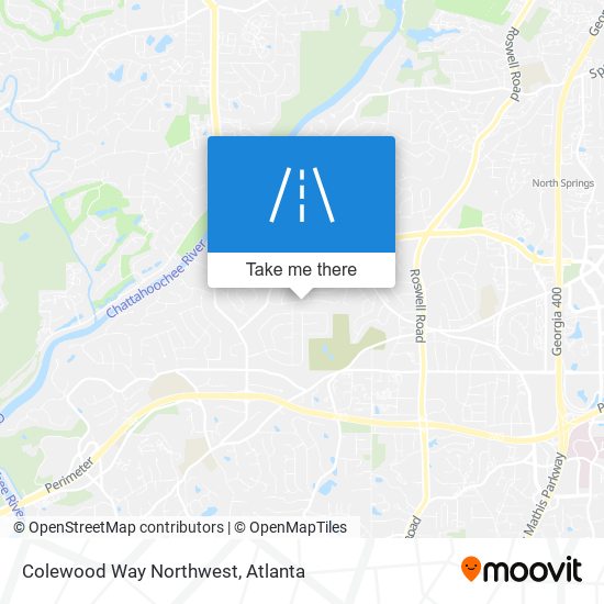 Mapa de Colewood Way Northwest