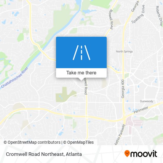 Mapa de Cromwell Road Northeast