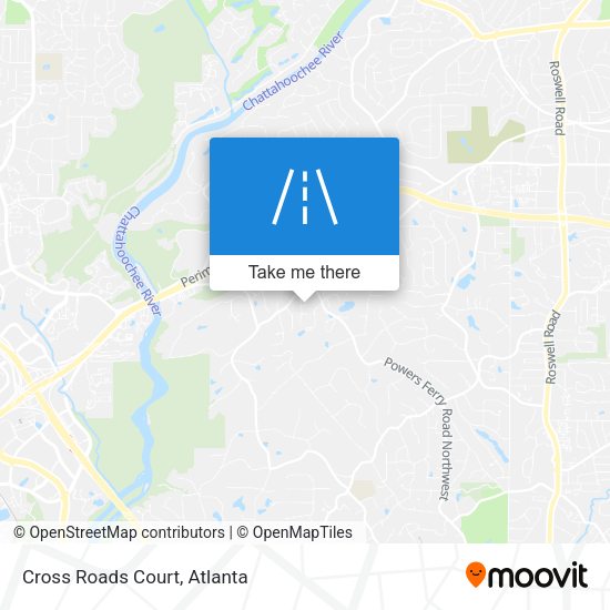 Cross Roads Court map