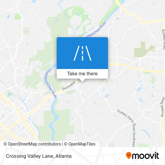 Mapa de Crossing Valley Lane