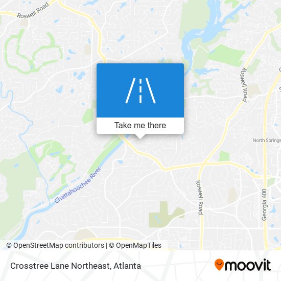 Mapa de Crosstree Lane Northeast
