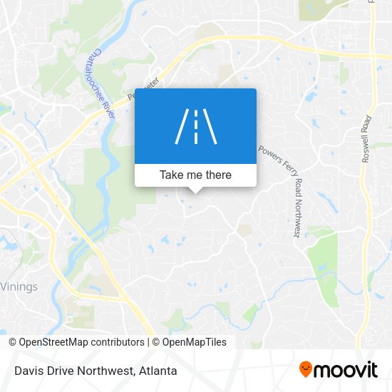 Davis Drive Northwest map