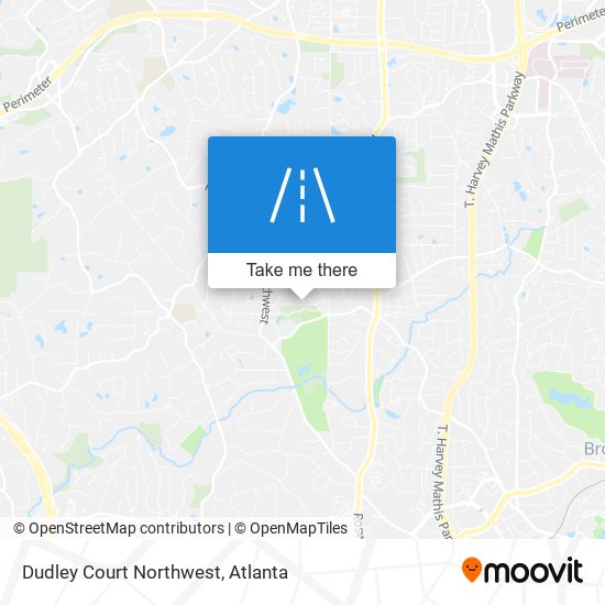 Mapa de Dudley Court Northwest