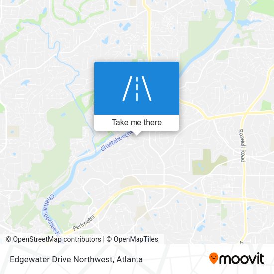Mapa de Edgewater Drive Northwest