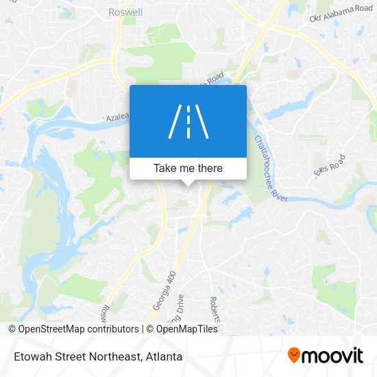 Mapa de Etowah Street Northeast