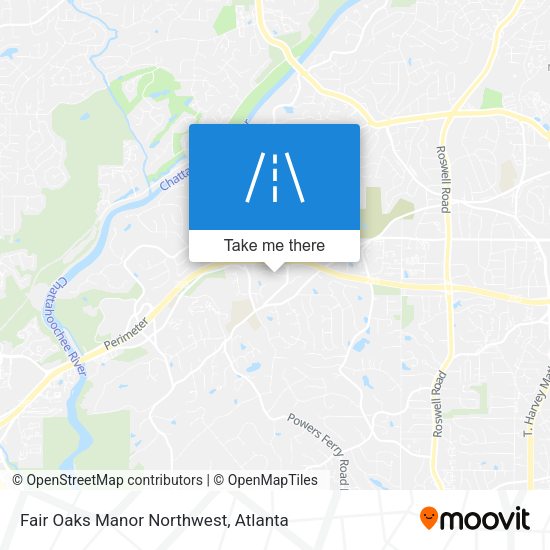 Mapa de Fair Oaks Manor Northwest