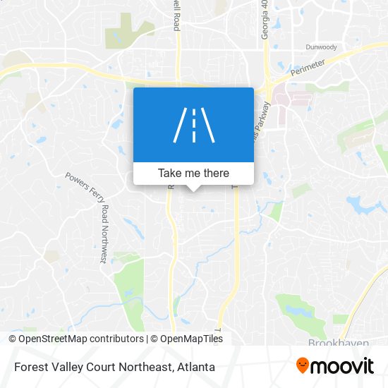 Forest Valley Court Northeast map