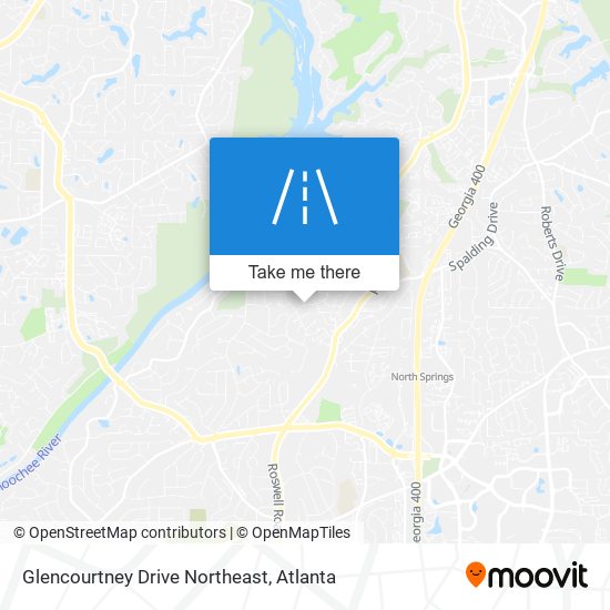 Mapa de Glencourtney Drive Northeast