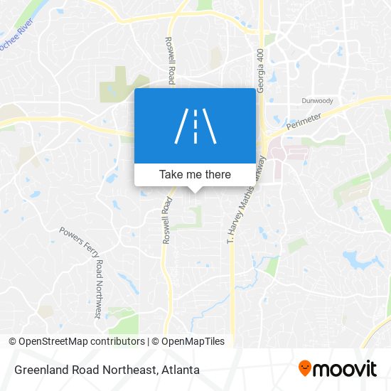 Greenland Road Northeast map