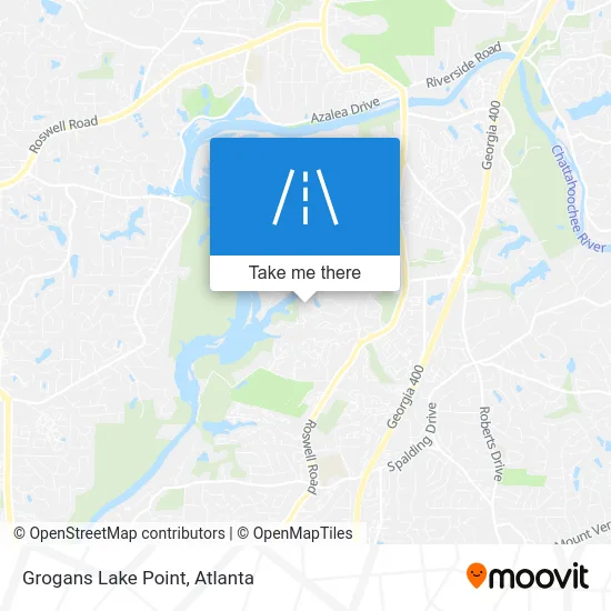 Grogans Lake Point map
