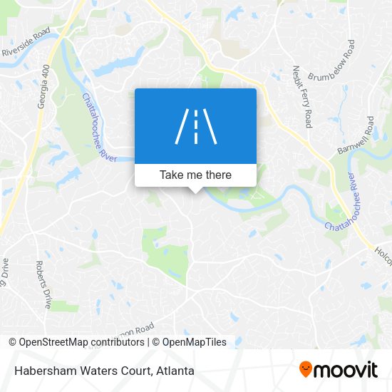 Habersham Waters Court map