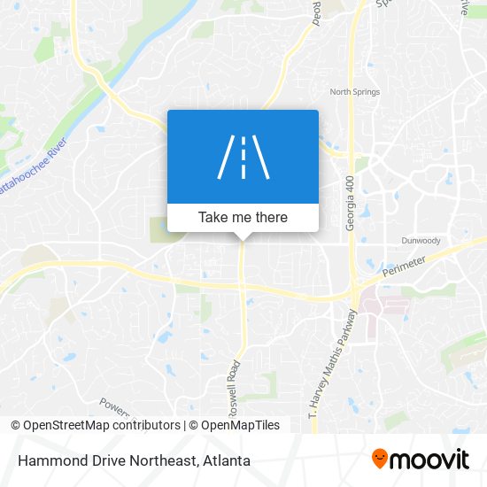 Mapa de Hammond Drive Northeast