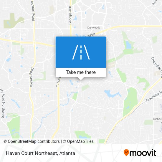 Mapa de Haven Court Northeast