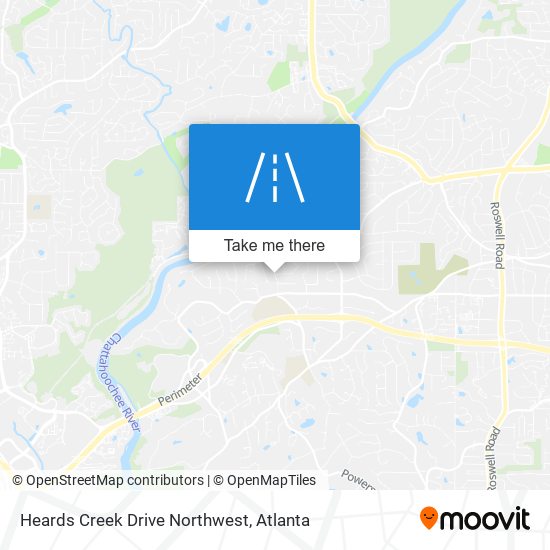 Mapa de Heards Creek Drive Northwest
