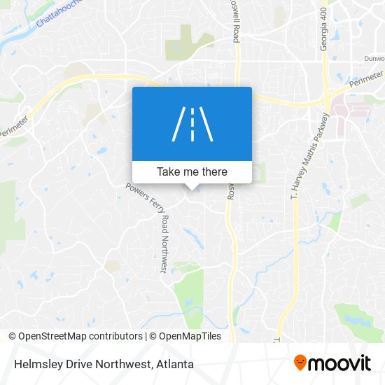 Helmsley Drive Northwest map