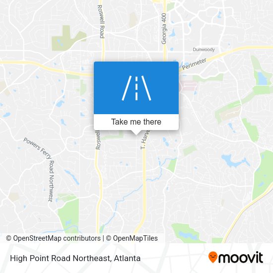 Mapa de High Point Road Northeast