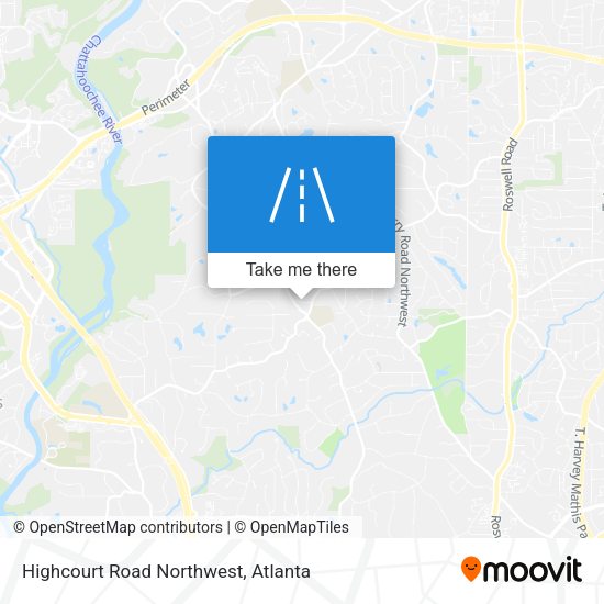 Mapa de Highcourt Road Northwest