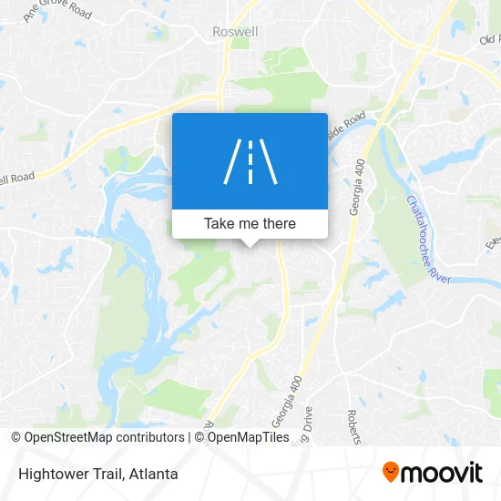 Hightower Trail map