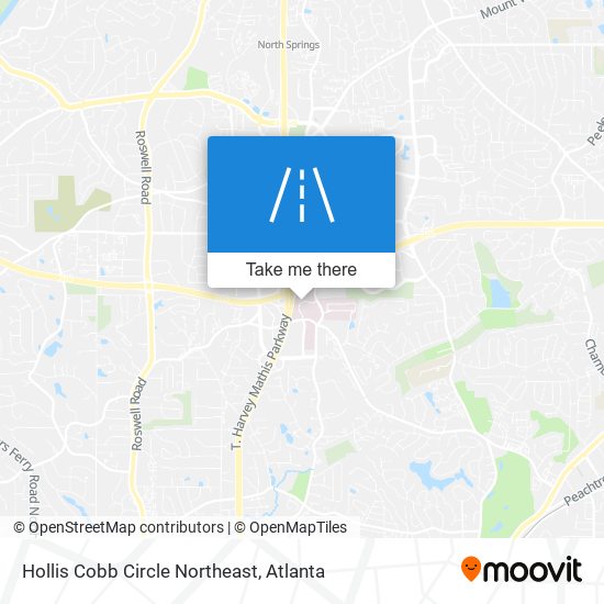 Mapa de Hollis Cobb Circle Northeast