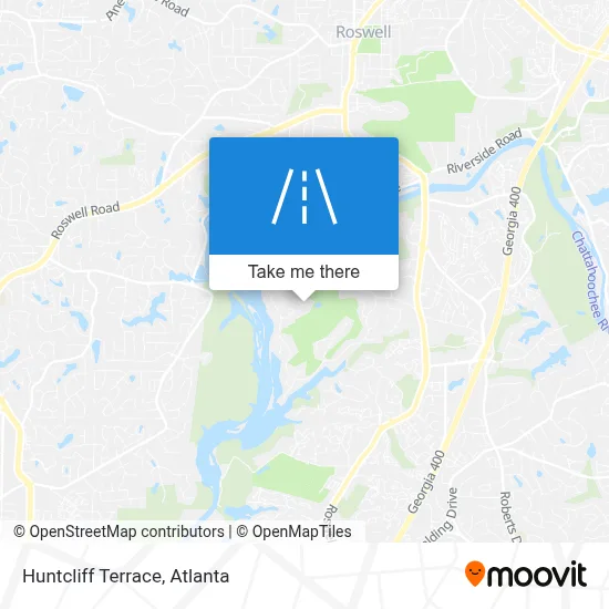 Huntcliff Terrace map
