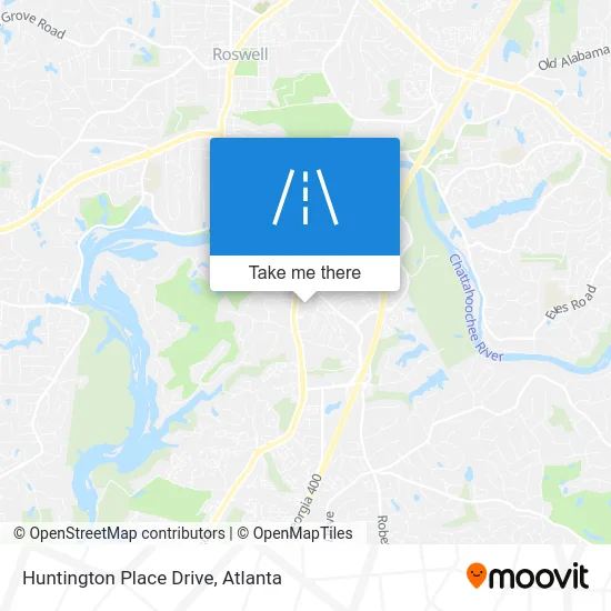 Huntington Place Drive map