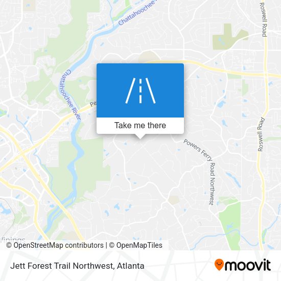 Mapa de Jett Forest Trail Northwest