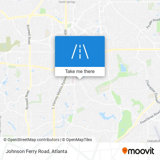 Mapa de Johnson Ferry Road