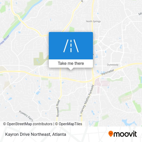 Mapa de Kayron Drive Northeast