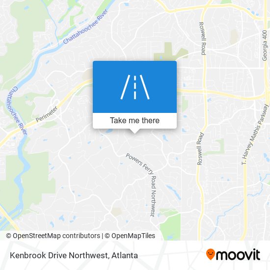 Mapa de Kenbrook Drive Northwest