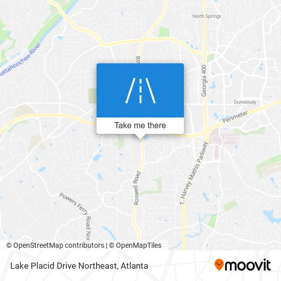 Lake Placid Drive Northeast map