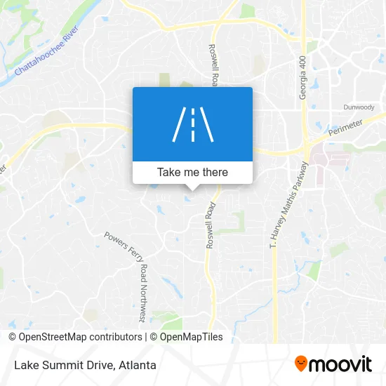 Lake Summit Drive map