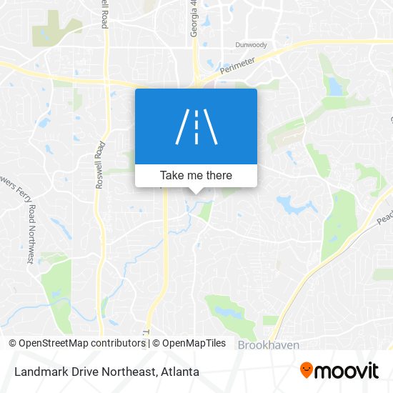 Mapa de Landmark Drive Northeast