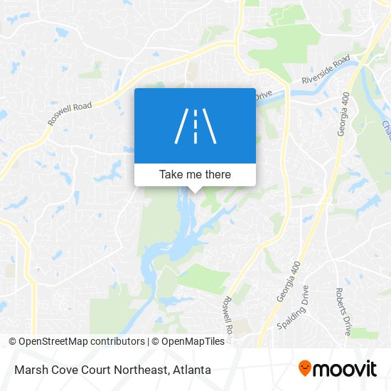 Mapa de Marsh Cove Court Northeast