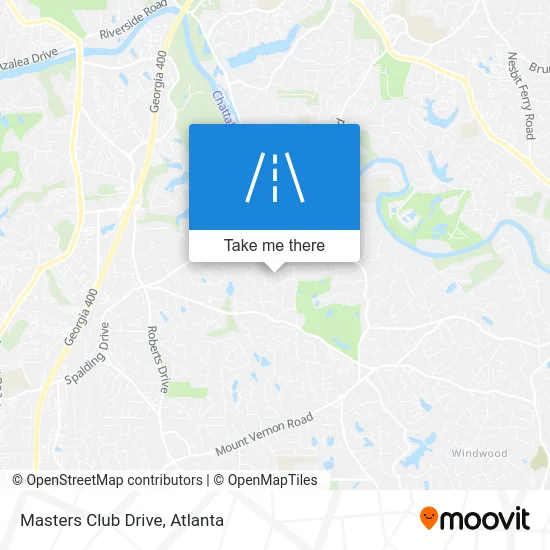 Masters Club Drive map