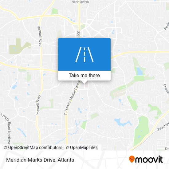 Meridian Marks Drive map